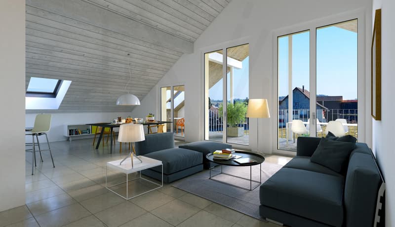 SUPERBES DACHGESCHOSS 5,5 ZIMMER !!! (10)