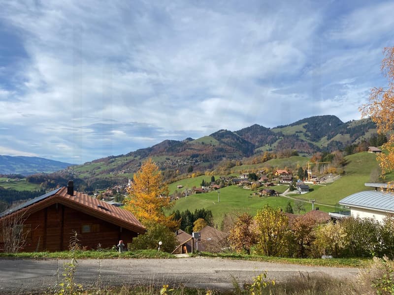 Terrain avec permis en force pour une villa/chalet individuel (1)