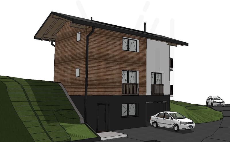 Terrain avec permis en force pour une villa/chalet individuel (6)