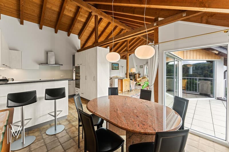 Superbe maison 6,5 pièces avec un dégagement et vue d'exception (9)