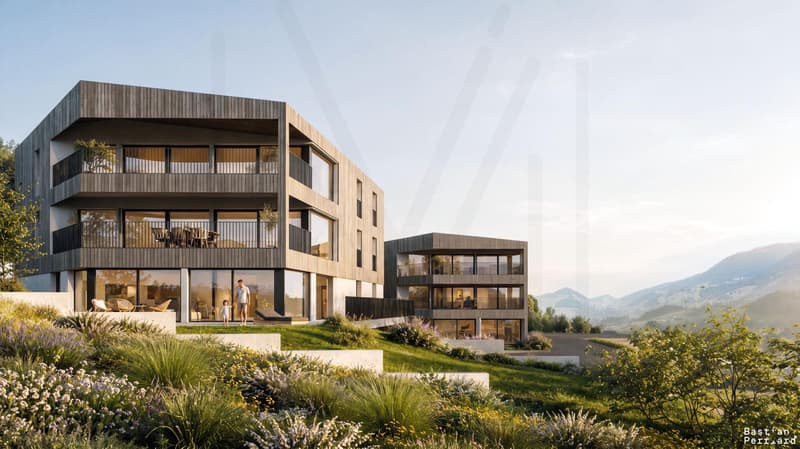 NOUVELLE PROMOTION DE 2 MAISONS INDIVIDUELLES AVEC 3 HABITATIONS CHACUNE ! PERMIS EN FORCE ! (1)