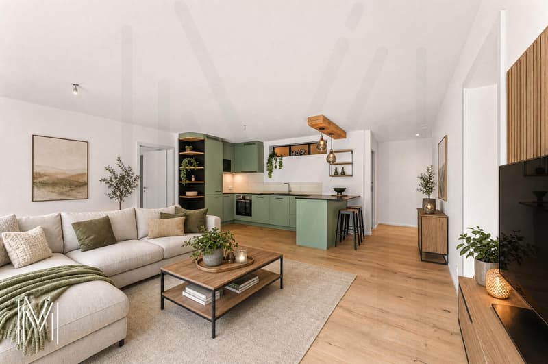 Bel appartement 4,5 pièces au rez-de-jardin (1)