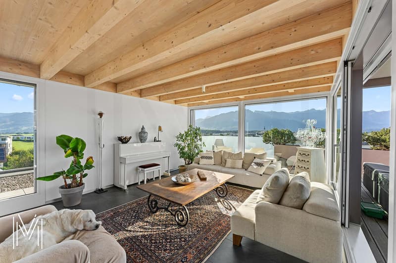 PENTHOUSE D'EXCEPTION DE 7,5 PIÈCES EN DUPLEX - Entre ciel et terre ? Vue panoramique à 360 au coeur de Bulle (3)