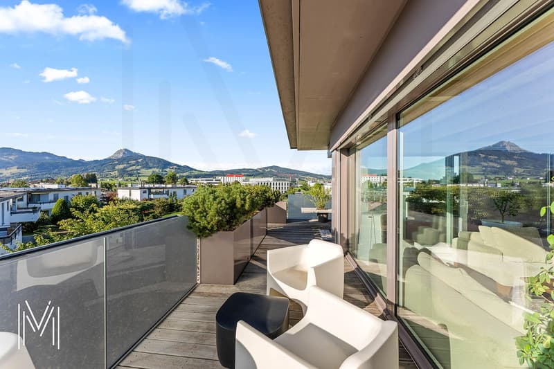 PENTHOUSE D'EXCEPTION DE 7,5 PIÈCES EN DUPLEX - Entre ciel et terre ? Vue panoramique à 360 au coeur de Bulle (4)