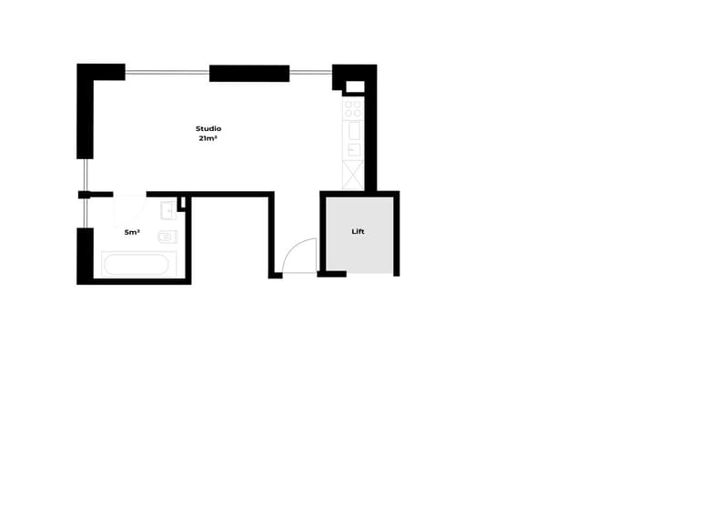 1.5-Zimmer-Wohnung an zentraler Lage (Kreis 2) in Zürich – Erstbezug ab 01.11.2024 (17)
