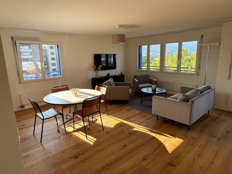 Appartement meublé de 3,5 pièces avec vue sur le lac au centre de Zug (6)