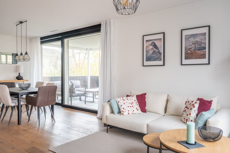 Möblierte, stilvolle 3.5-Zimmer-Wohnung mit Balkon in Zug (12)