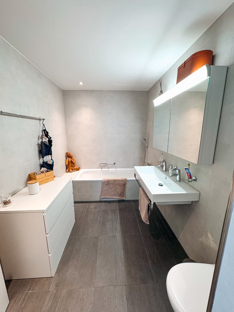 Temporary: 01.12.26 - 31.03.27; Furnished 3.5-room apartment in Kriens with balcony & mountain view (11)