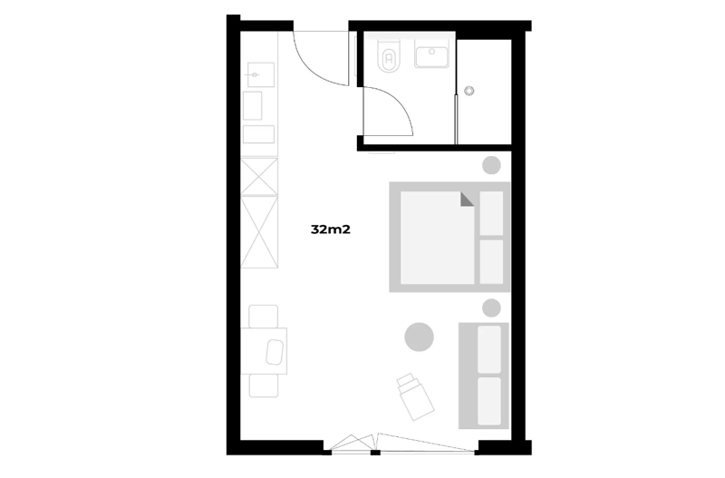 Appartement 1.5 pièces - au cœur de Zug avec trottinette électrique (9)