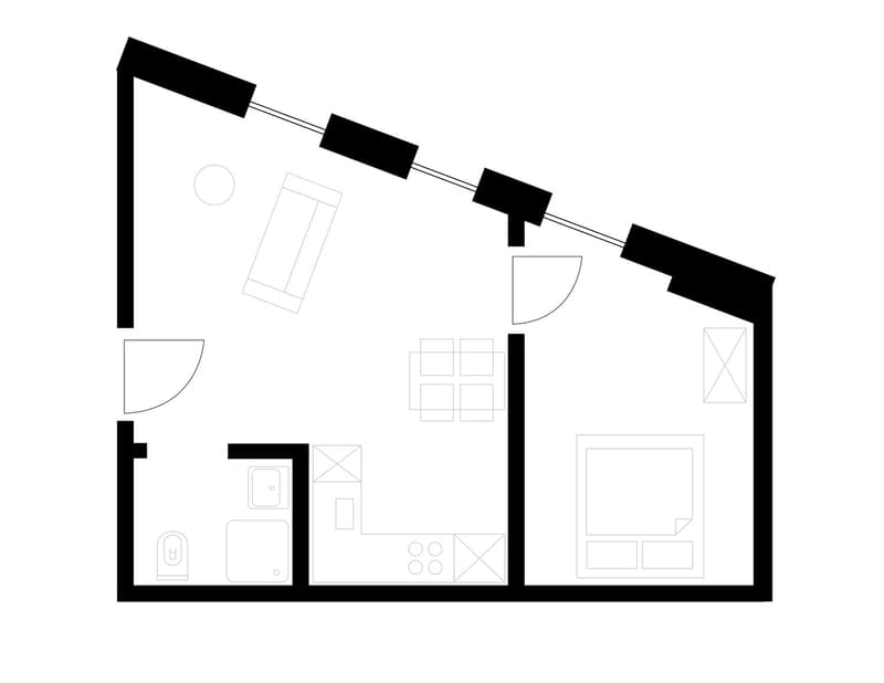 2min zum HB - möblierte 2.5 Zimmerwohnung (12)