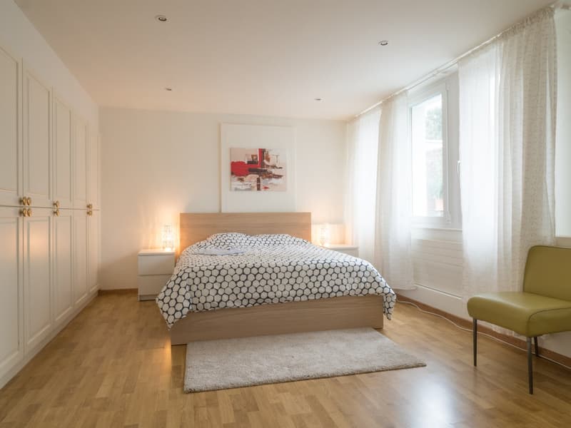 Furnished 3.5-room apartment on the ground floor in Hünenberg (1)