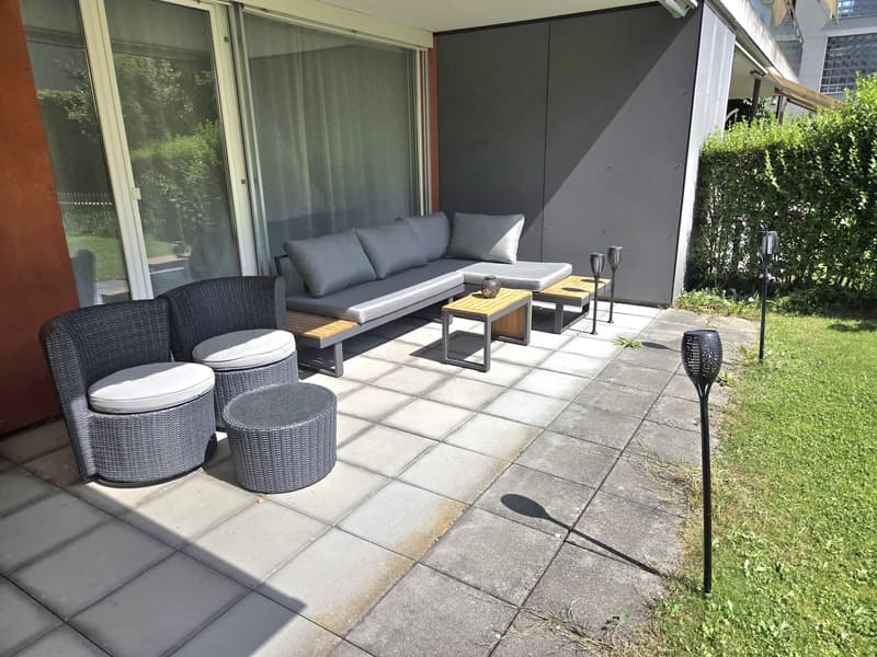 TEMPORARY: 01.09.2026 - 31.08.2028: Furnished 3.5-room apartment with private garden in Rothenburg (14)