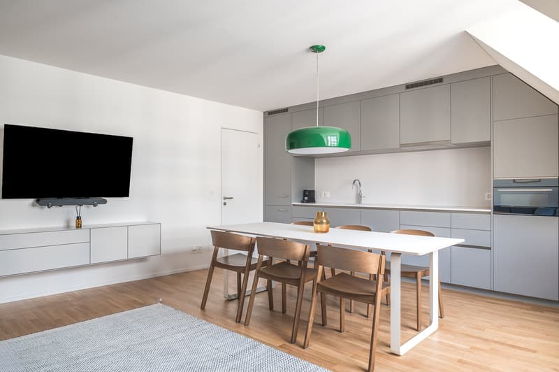 4min zum HB - möblierte 3.5 Zimmerwohnung mit Dachterasse (4)