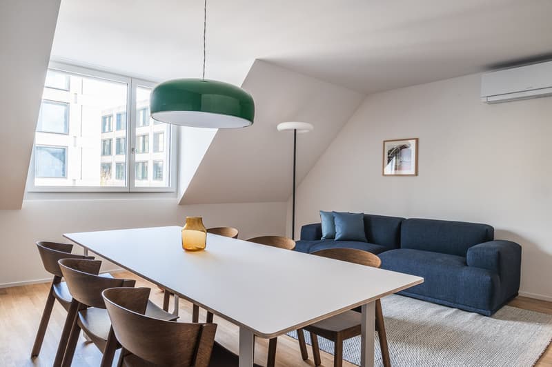 4min zum HB - möblierte 3.5 Zimmerwohnung mit Dachterasse (3)