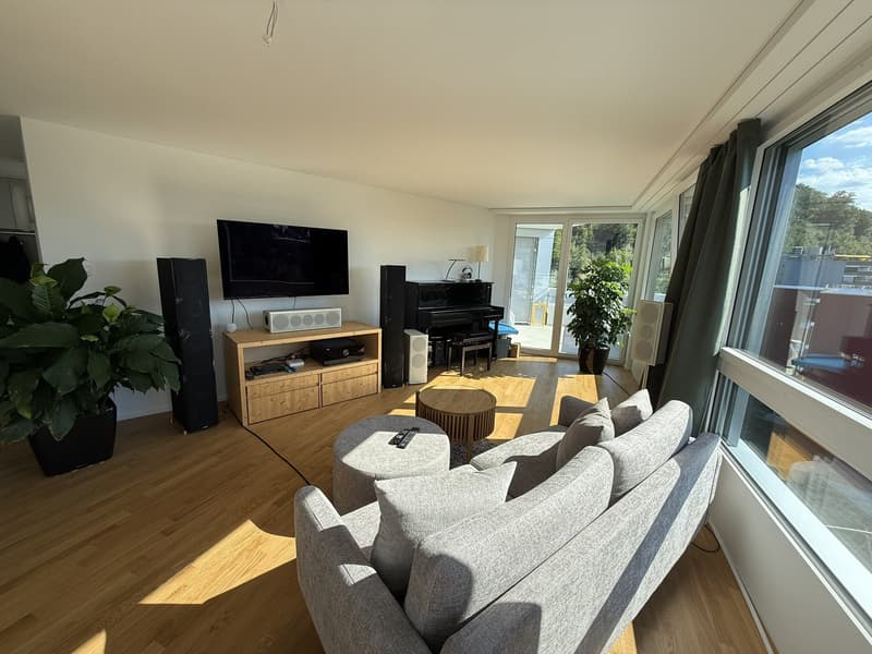 BEFRISTET: 15.07.2026 - 31.12.2026: Möblierte 4.5-Zimmer-Wohnung mit Dachterrasse und Seesicht (3)