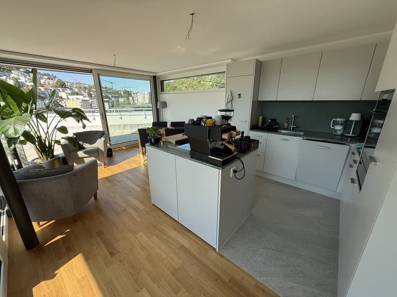 BEFRISTET: 15.07.2026 - 31.12.2026: Möblierte 4.5-Zimmer-Wohnung mit Dachterrasse und Seesicht (8)