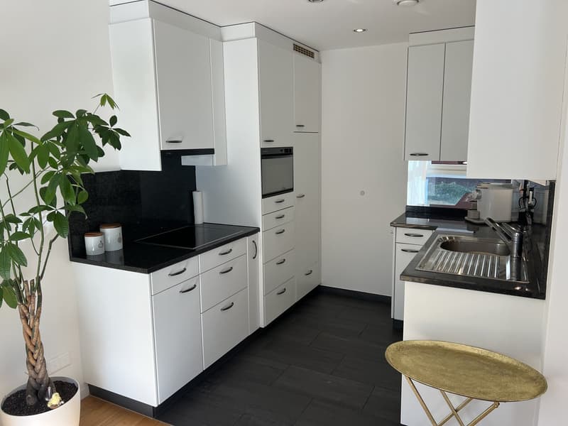Appartamento arredato di 2,5 locali con balcone e vista sul lago a Zug (9)