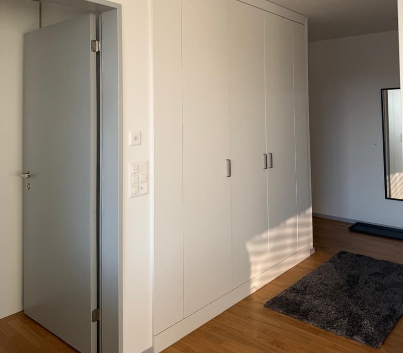 TEMPORARY: 21.08.2026 - 14.12.2026 / Stylish 3.5-room apartment with loggia and mountain view in Cham (11)