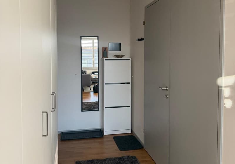 TEMPORARY: 21.08.2026 - 14.12.2026 / Stylish 3.5-room apartment with loggia and mountain view in Cham (10)