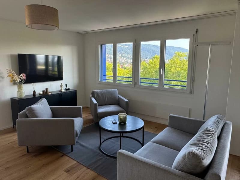 Möblierte 3.5-Zimmerwohnung mit Seeblick im Zentrum von Zug (8)