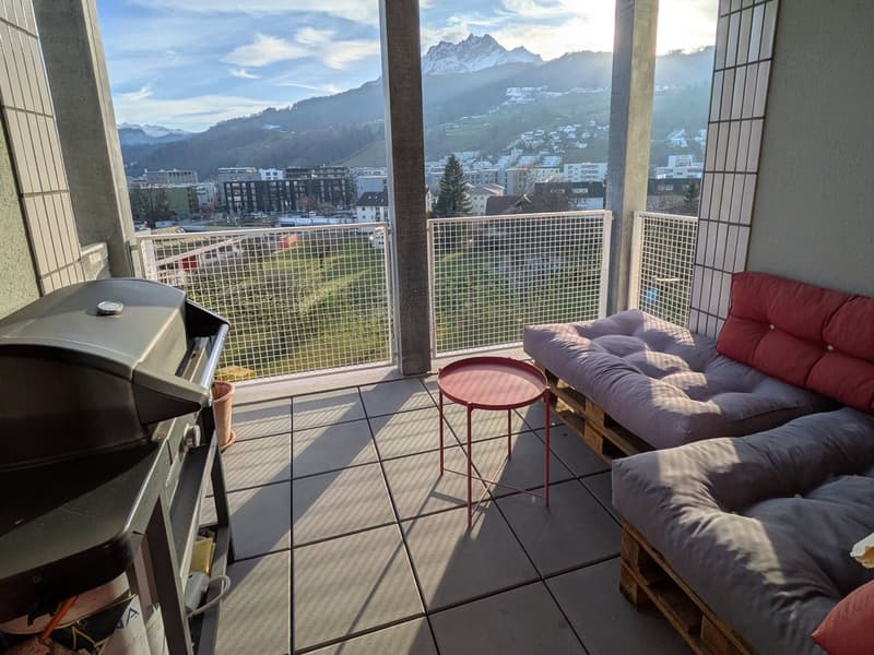 BEFRISTET: 01.11. - 19.12.2026: Möblierte 3.5-Zimmer-Wohnung im Neubau – Kriens, Nidfeldstrasse (4)