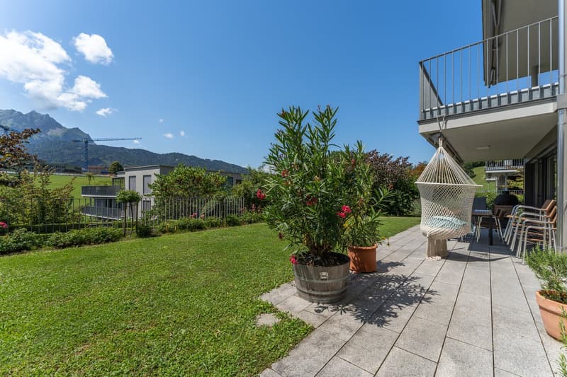 Flexibles Wohnen mit grandioser Gartenterrasse und Pilatusblick (1)