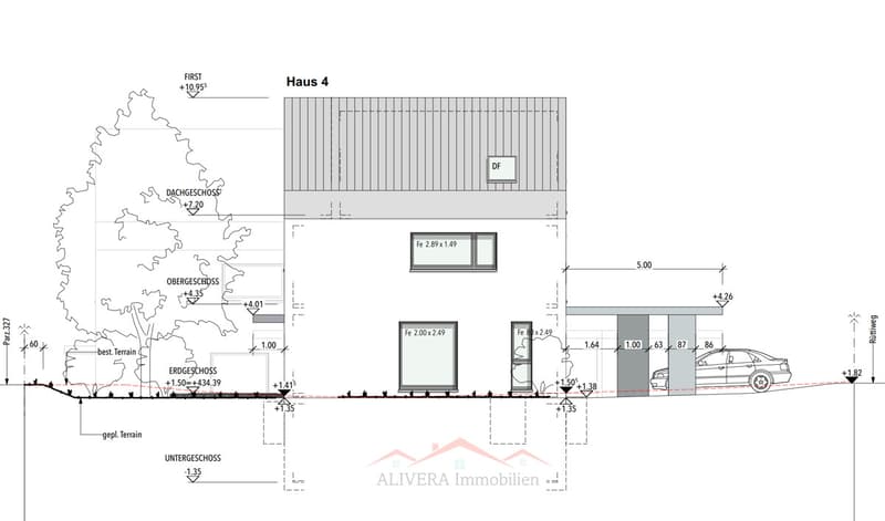 Fassade Seitenasicht