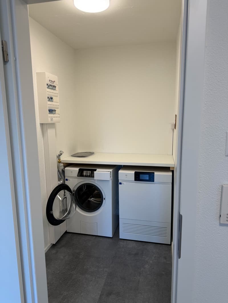 Reduit in Wohnung mit eigener WM und TU