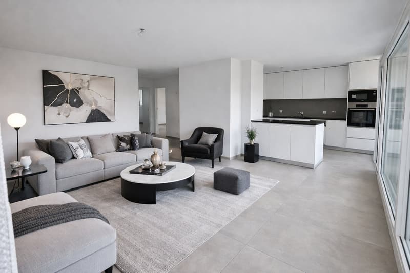 DISPONIBILE IMMEDIATAMENTE - Appartamento di 4.5 locali – 118 m² – Vista Moléson – Completamente ristrutturato (6)