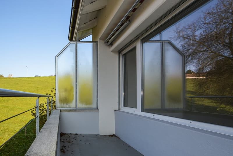 Balkon mit Aussicht