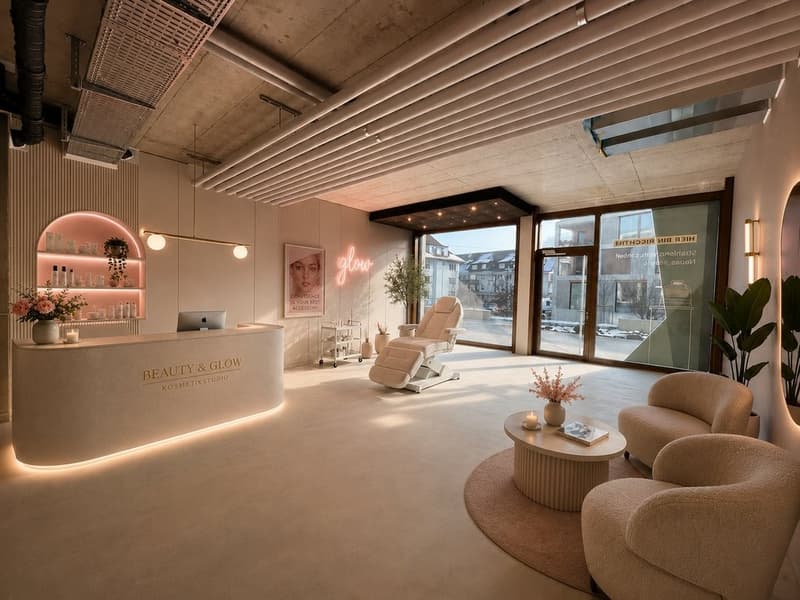 Visualisierung Kosmetikstudio