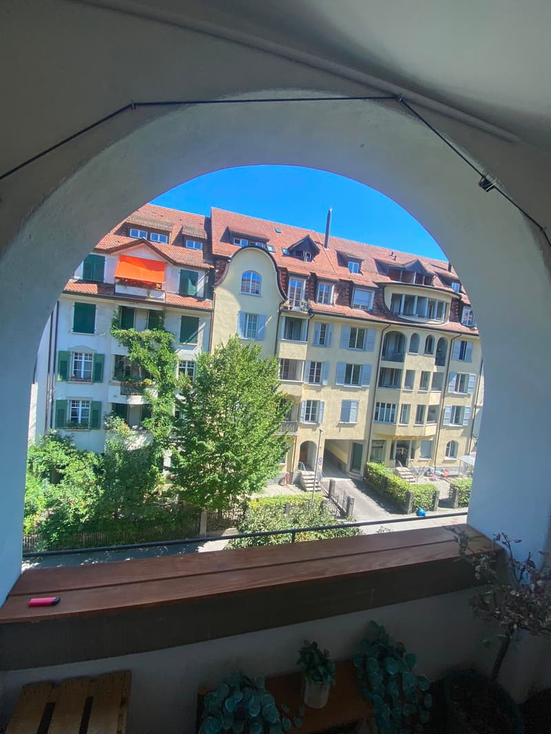 Charmante 3.5-Zimmer-Altbauwohnung mit Balkon in Bern (3)