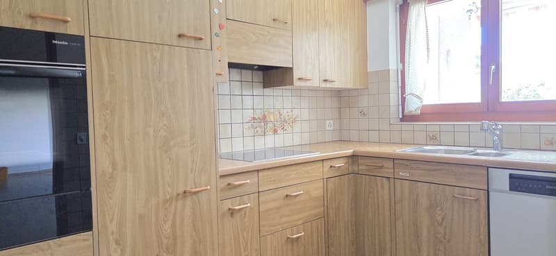 Charming 4.5-room apartment with garden and fireplace in Muhen (5)