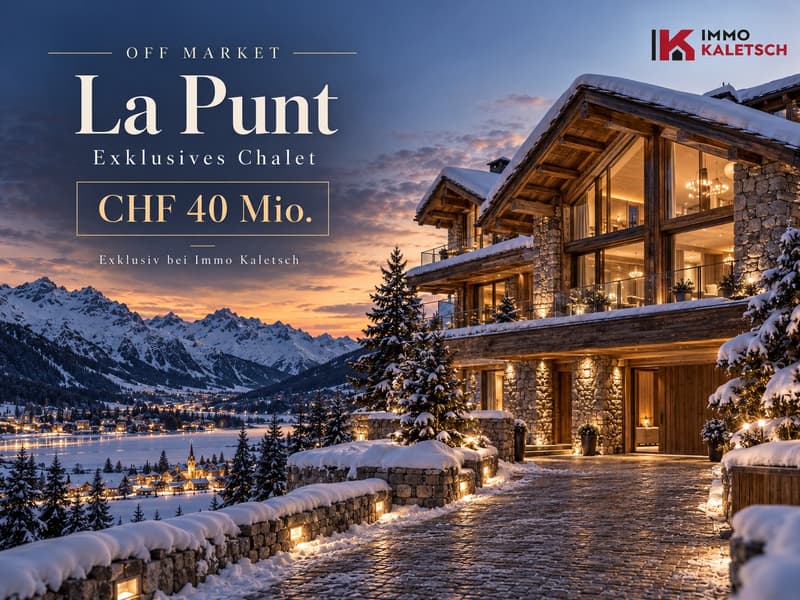Exceptional Alpine Chalet in La Punt – St. Moritz Region (1)