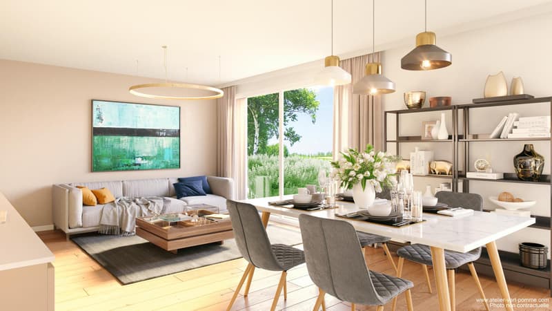 3.5 rooms with large balcony: Construction site open! (8)