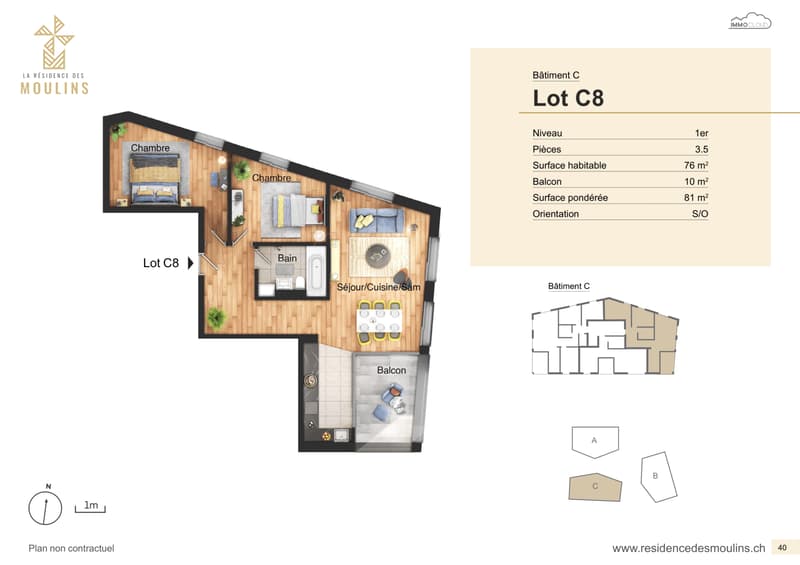 3.5 rooms with large balcony: Construction site open! (3)