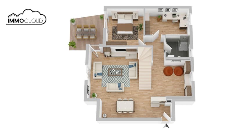 Duplex neuf avec terrasses (10)