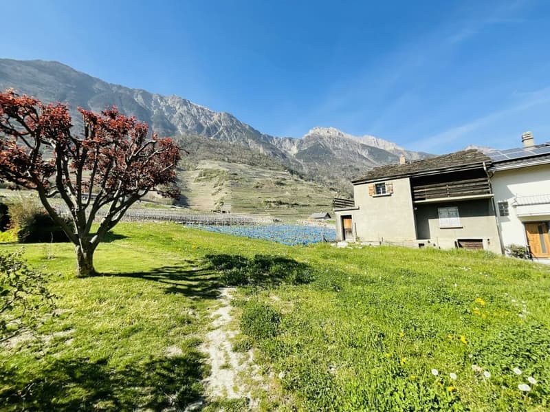 Beautiful renovated mazot of 5.5 rooms in the Commune of Fully (3)