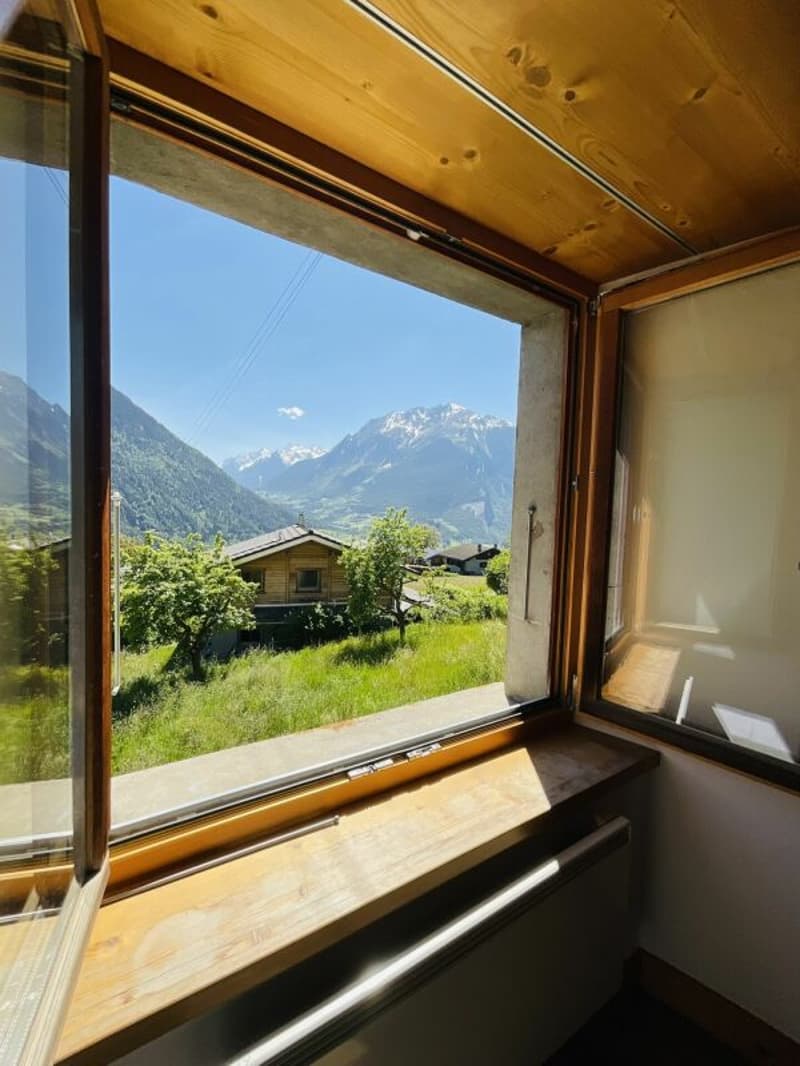Apartment and land for sale in the village of Vollèges (5)