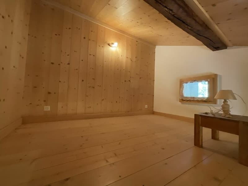 Apartment and land for sale in the village of Vollèges (17)