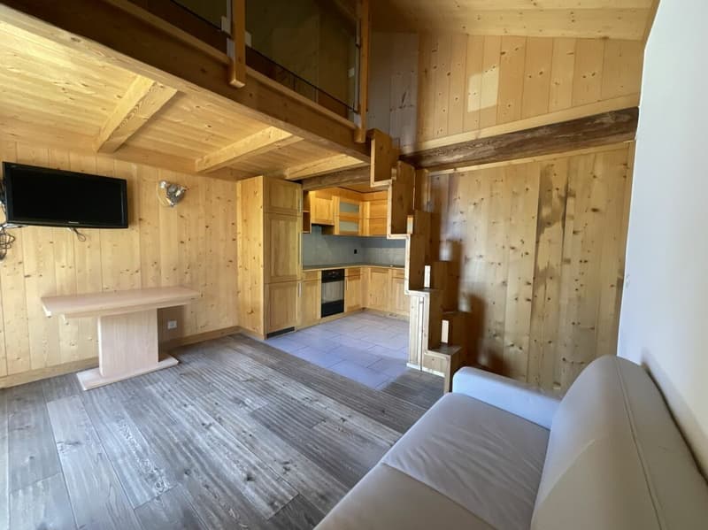 Apartment and land for sale in the village of Vollèges (9)
