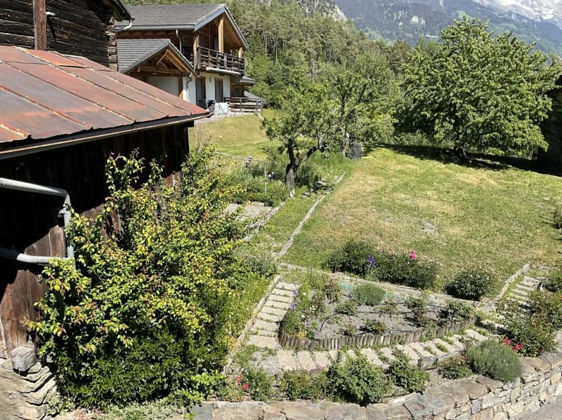Apartment and land for sale in the village of Vollèges (26)