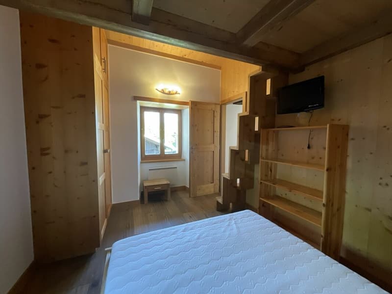 Apartment and land for sale in the village of Vollèges (16)