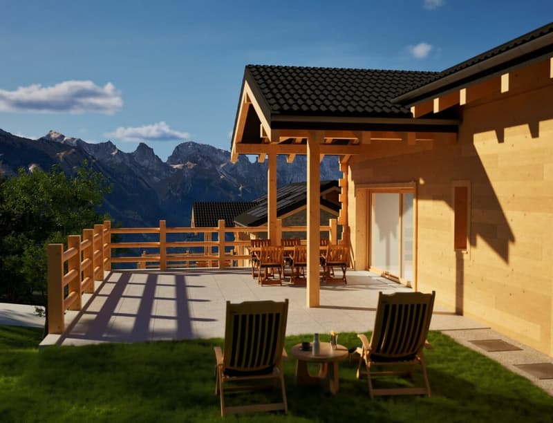 Chalet alpin avec vue panoramique au coeur des 4 Vallées copie (7)