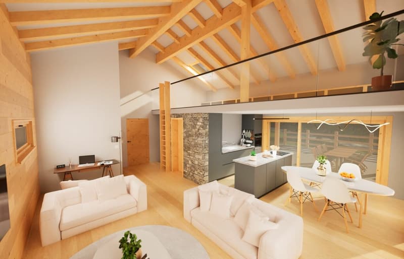 Chalet alpin avec vue panoramique au coeur des 4 Vallées copie (4)