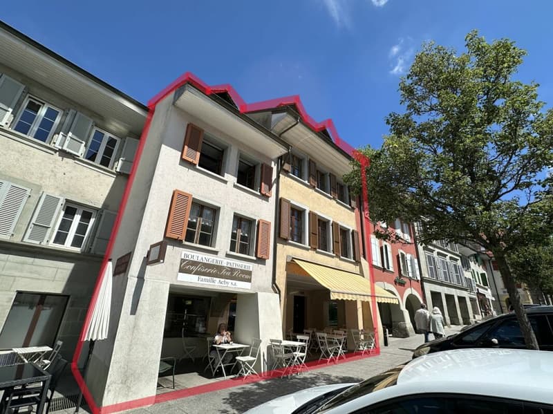 IMMEUBLE LOCATIF AVEC SURFACE COMMERCIALE - WOHN- & GESCHAEFTSLIEGENSCHAFT (1)