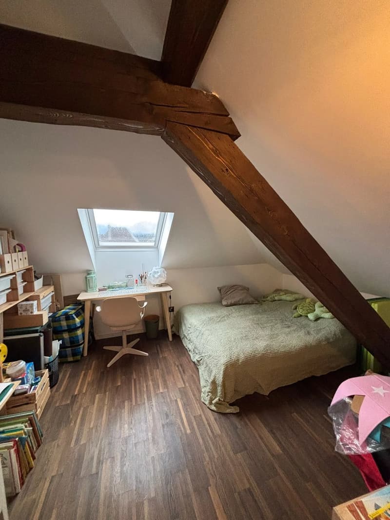 In vendita: appartamento 3,5 locali, 127 m² a Bulle, luminoso e atipico (7)