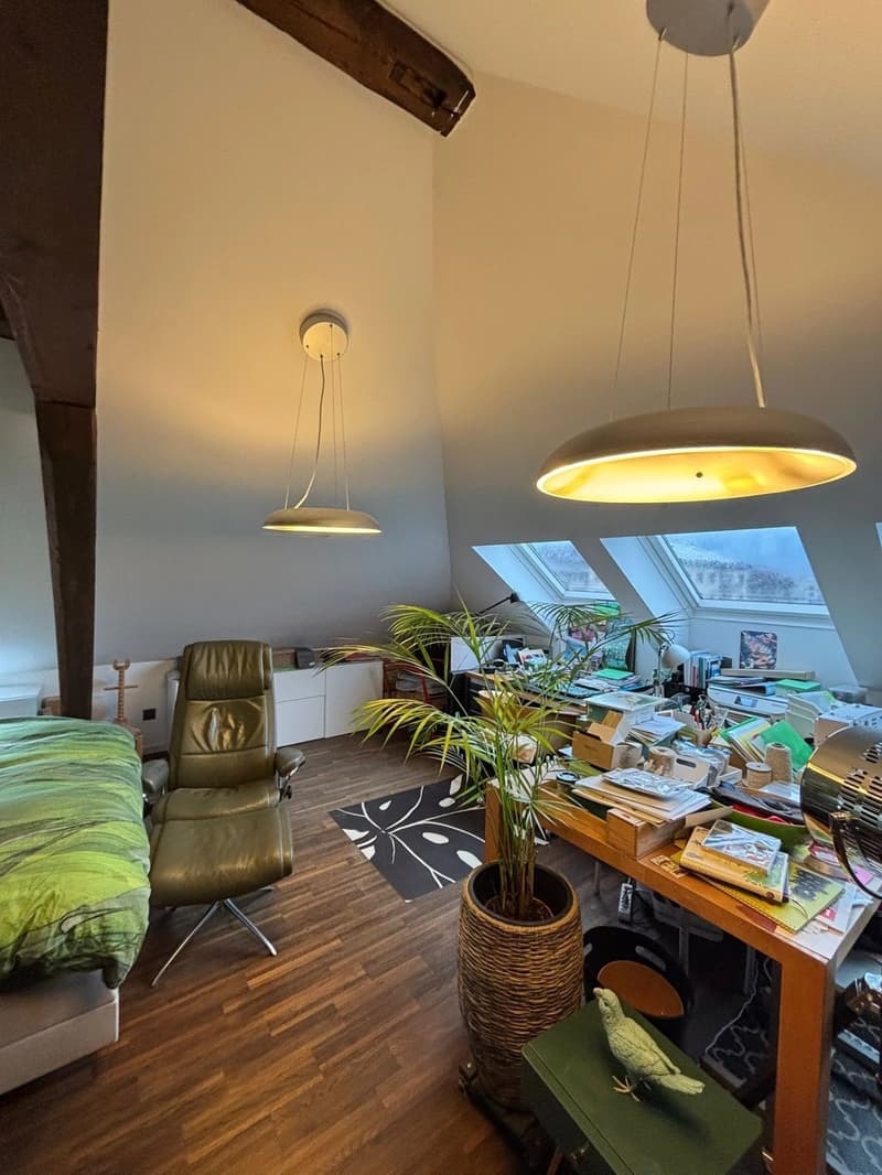In vendita: appartamento 3,5 locali, 127 m² a Bulle, luminoso e atipico (5)