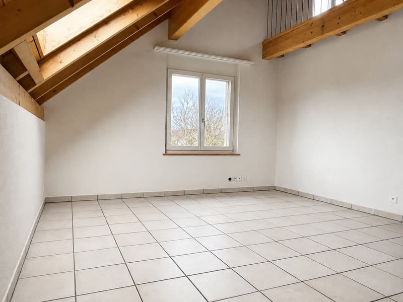 Hell 3-room duplex attic apartment with new kitchen and sauna for rent (5)