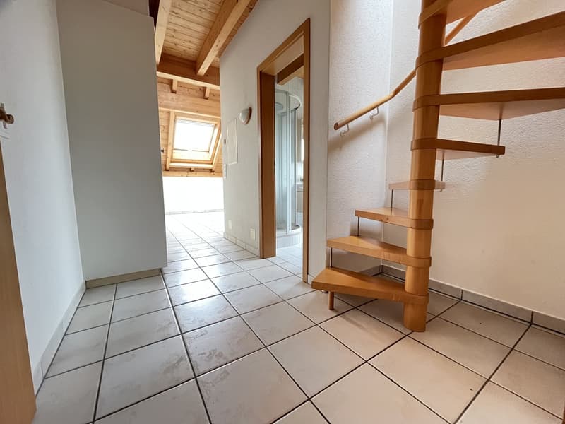 Hell 3-Zimmer Duplex-Dachwohnung mit neuer Küche und Sauna zu vermieten (10)